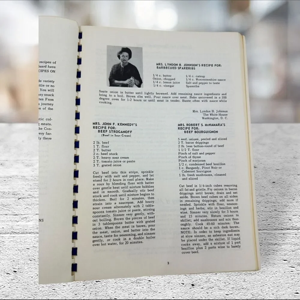 COOK BOOK 1964 meats